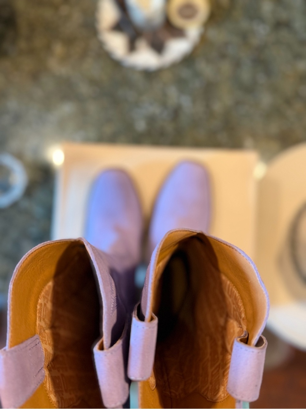 Dingo Women's Lavender Western Boots - Picture 7 of 9